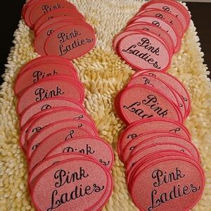 Pink ladies iron on patches